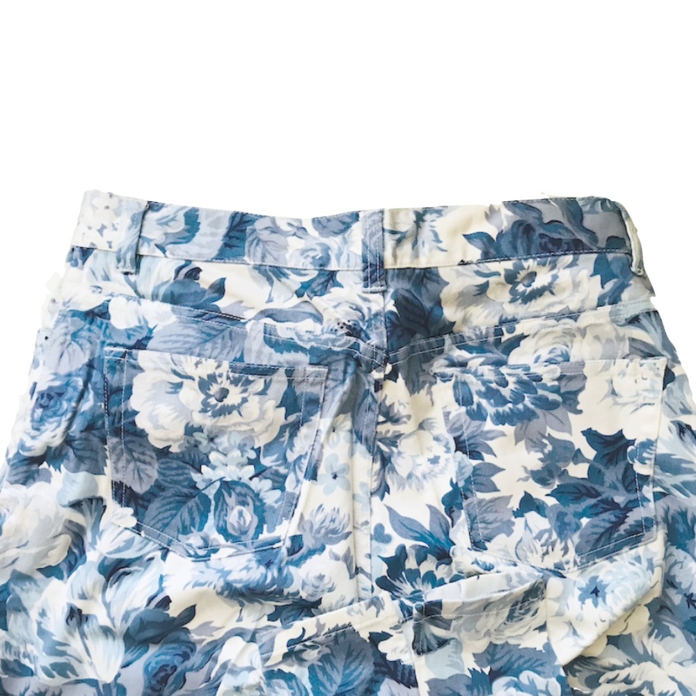 Ralph Lauren blue flora pants size 10 - Picture 5 of 6